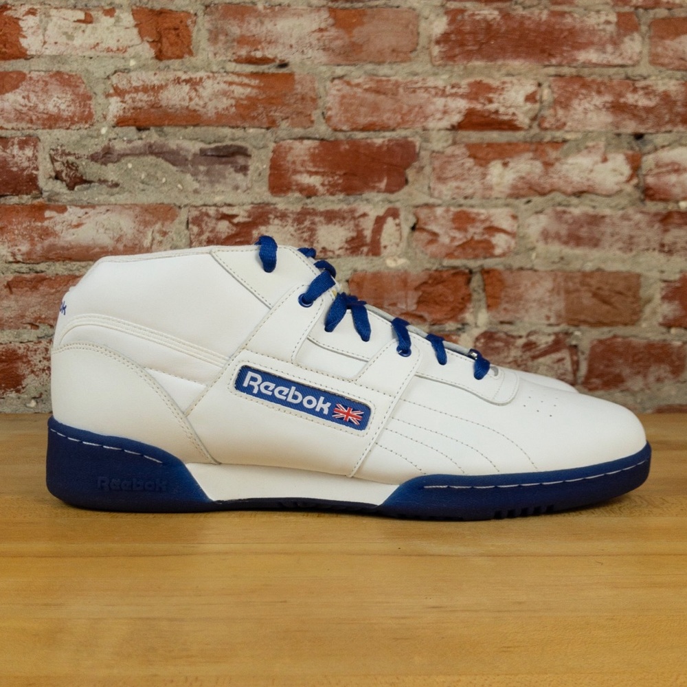 Reebok Workout Mid ‘White/Royal’ Deadstock Sample